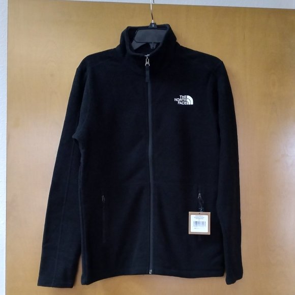 🆕 The North Face Men's Cap Rock Fleece Full Zip - S, M and L, TNF Black Heather - Picture 1 of 6